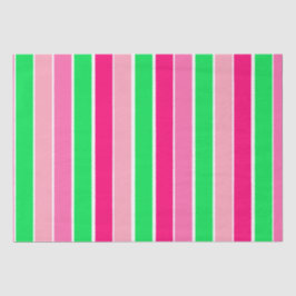 Papel De Seda Rosa Negrito e Faixa Verde