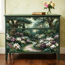 Papel De Seda Rosa Névoa de Creme Caminho Botânico Decoupage