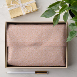 Papel de seda rosa para presentes e artesanato 