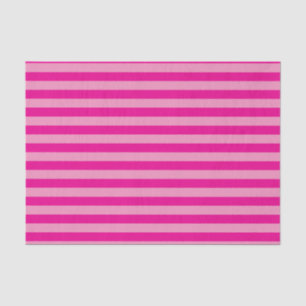 Papel De Seda Rosa quente e luz - listras cor-de-rosa