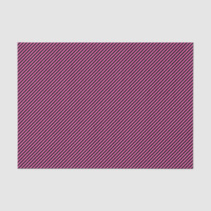 Papel De Seda Rosa Quente e Preto Diagonal Strike