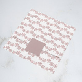 Papel De Seda Rosa rosa rosa Dourada Floco de neve Winter Sweet 