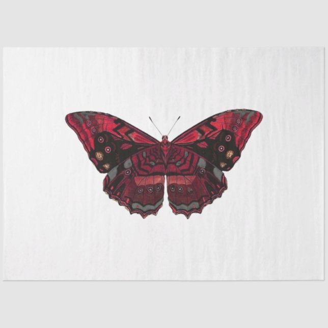 Papel De Seda Rosa vermelha 8 da Série Steampunk (Frente )