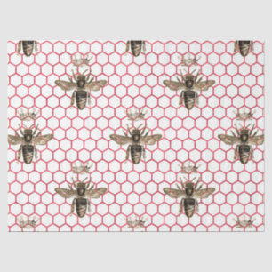 Papel De Seda Rosa vermelha Série Bee 34