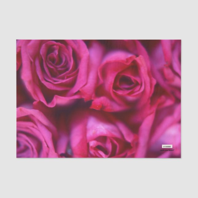 Papel De Seda Rosas (Frente )