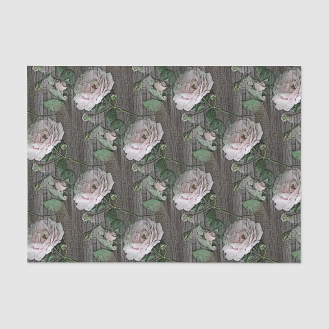 Papel De Seda Rosas (Frente )