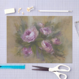 Papel De Seda Rosas Cor-de-Rosa 