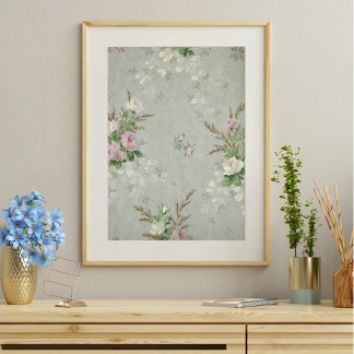 Papel De Seda Rosas de inverno - Tecido de dissociação