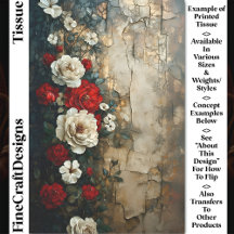 Rosas de marfim vermelhos, Muro com tempo envelhec