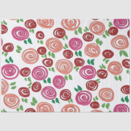 Papel De Seda Rosas Devaneio