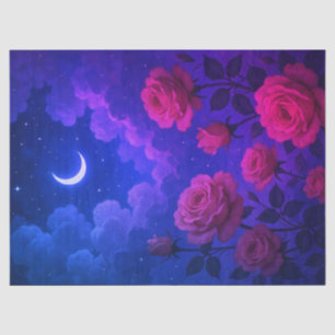 Papel de Seda Rosas e Luar