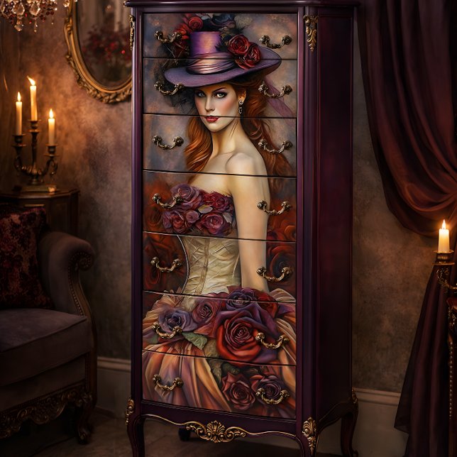 Papel De Seda Rosas e Reverter a página de dissociação (Criador carregado)