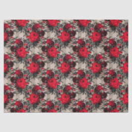 Papel De Seda Rosas góticos