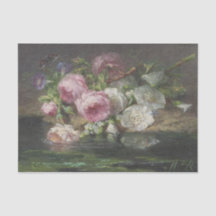 Rosas no chão da floresta por Margaretha Roosenboo