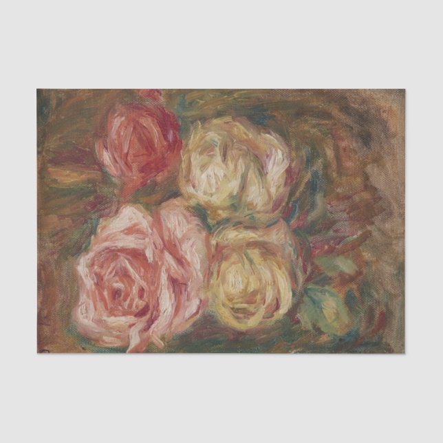 Papel De Seda Rosas por Renoir (Frente )