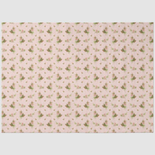 Papel De Seda Rosas Rosa Floral Vintage Farmhouse Baby Nursery