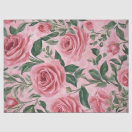 Papel De Seda Rosas Rosas