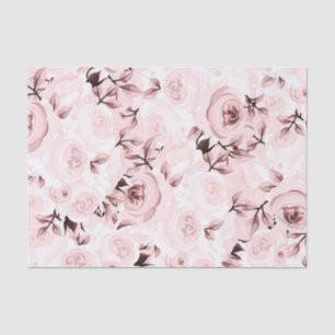 Papel De Seda Rosas Rosas Shabby Chic Glam Elegante Floral Festa