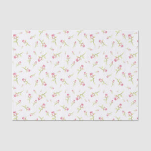 Papel De Seda Rosas rosas vermelha da aguarela pintados mão