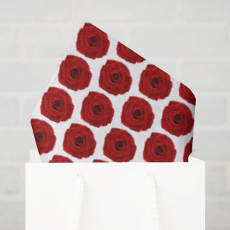 Papel De Seda Rosas Vermelhas Românticas