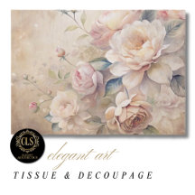 Rosas Vintage Decoupage Efêmero 