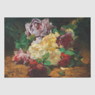 Papel De Seda Rosas Vintage French Georges Jeannin