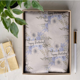 Papel De Seda Rosas Violeta e Pastel Personalizadas