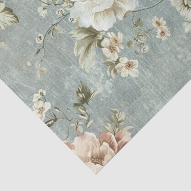 Papel De Seda Rosas Vitorianas Antigas Decoupage (Detalhes )