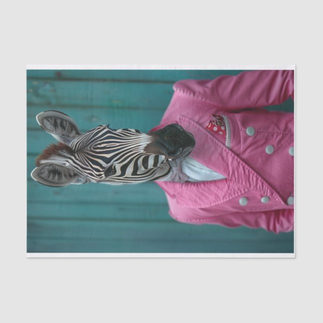 Papel De Seda Roscoe, a Zebra (Frente )