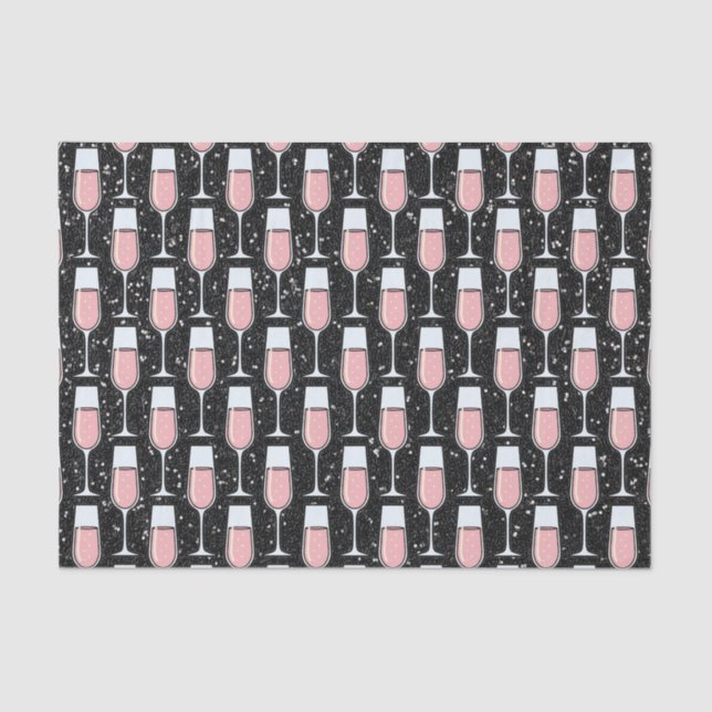 Papel De Seda Rose Wine Pattern (Frente )