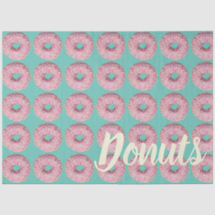 Papel De Seda Rosquinha Padrão Vegan para Dente Doce Vegetarian