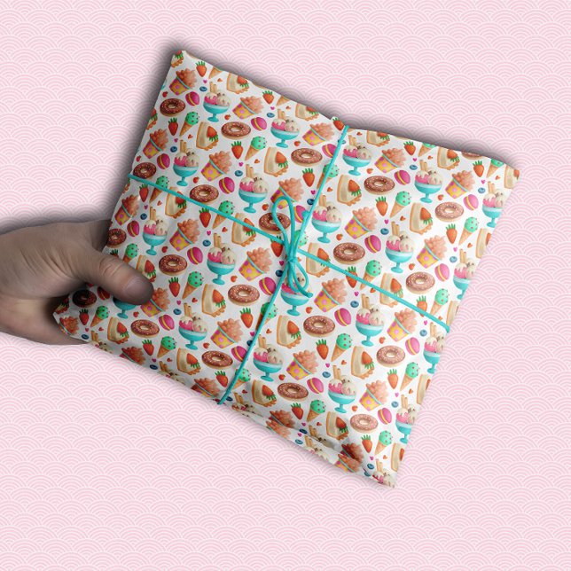 Papel De Seda ROSQUINHAS e SORVETE (Criador carregado)