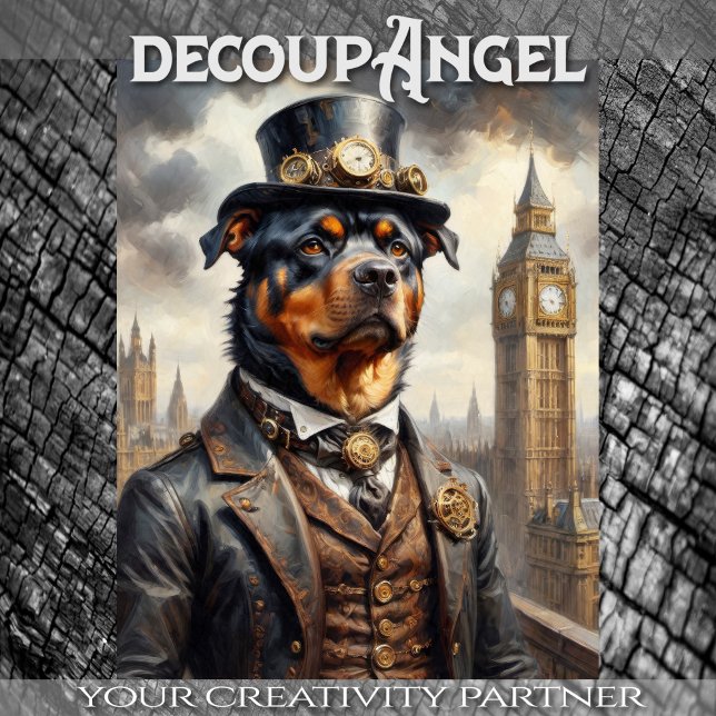 Papel De Seda Rottweiler em Londres - Desligar - (Criador carregado)