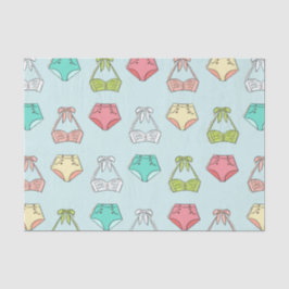 Papel De Seda Roupa íntima Maiô de Verão Banho
