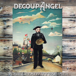 Papel De Seda Rousseau - Eu Próprio Retrato - Paisagem - Decoupa