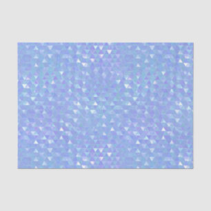 Papel De Seda Roxo Azul Triângulos Modernos Geométrico Festa