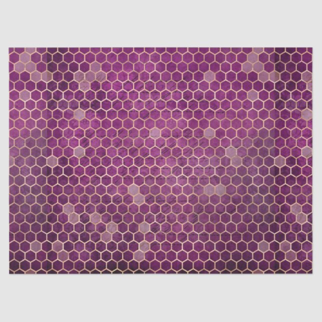 Papel De Seda Roxo Bee Series Design 1 (Frente )