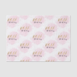 Papel De Seda Roxo Bege & Dourado Rosè Totalmente Moderno e Femi