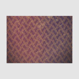 Papel De Seda Roxo Decorativo da Geometria do Padrão Texturizado