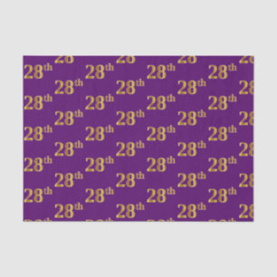 Papel De Seda Roxo, evento do ouro do falso 28o (vigésimo