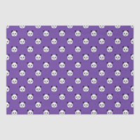Roxo Real - Padrão de Panda Minimalista
