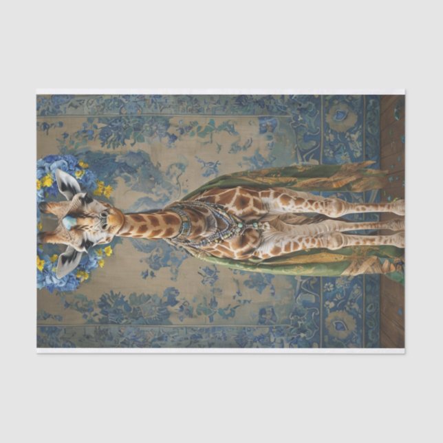 Papel De Seda Royal Giraffe (Frente )