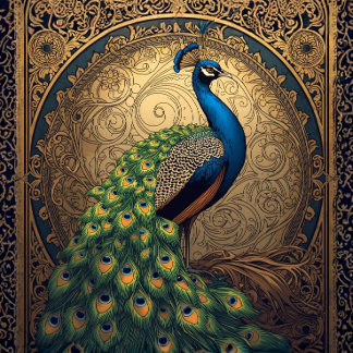 Papel De Seda Royal Majestic Peacock R Facing