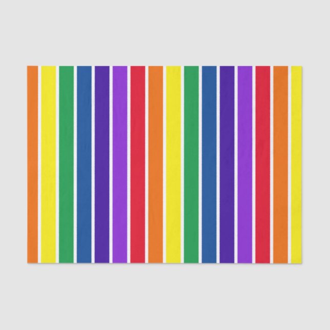 Papel De Seda ROYGBIV Striped (Frente )
