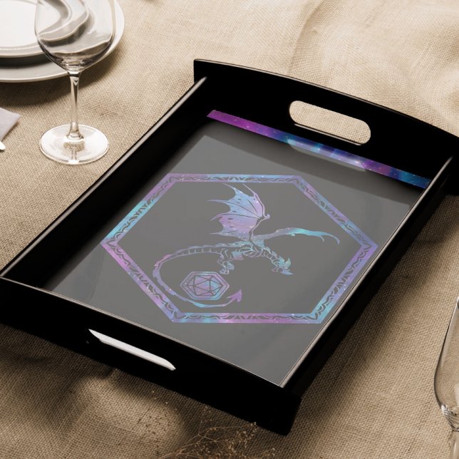 Papel De Seda RPG Dragão | Dados de Jogo de Tabuleiro Fantasia N (Criador carregado)