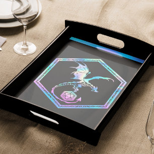 Papel De Seda RPG Dragão   Holo Fantasia Mesa de Jogo PnP Dados 