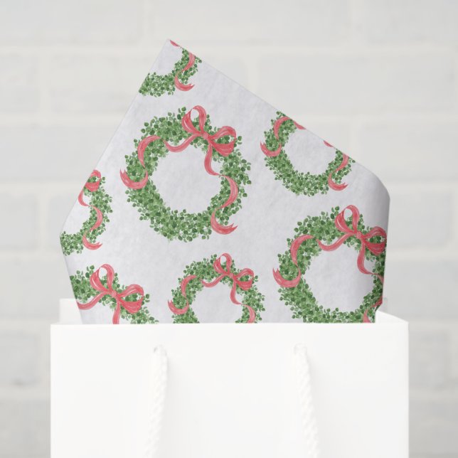 Papel De Seda Rua Arco Vermelha Boxwood (Sacola de presentes)