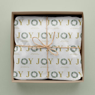Papel De Seda Rua de Natal "Joy"
