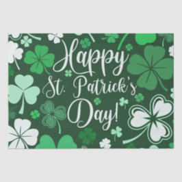 Papel De Seda Rua de Shamrock. Dia de Patrick