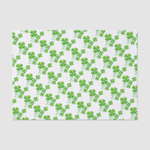 Papel De Seda Rua, Patrick's Day Clover + suas ideias